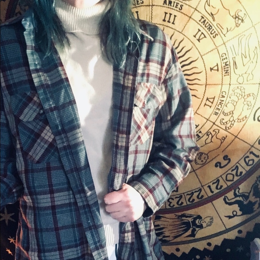 Plaid Button-Up